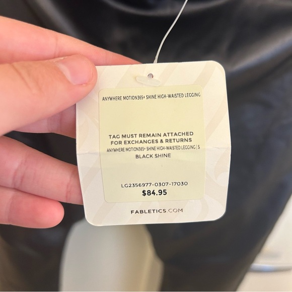 NWT Fabletics Anywhere Motion365+ Shine High Waisted Leggings Size Small - Picture 7 of 11